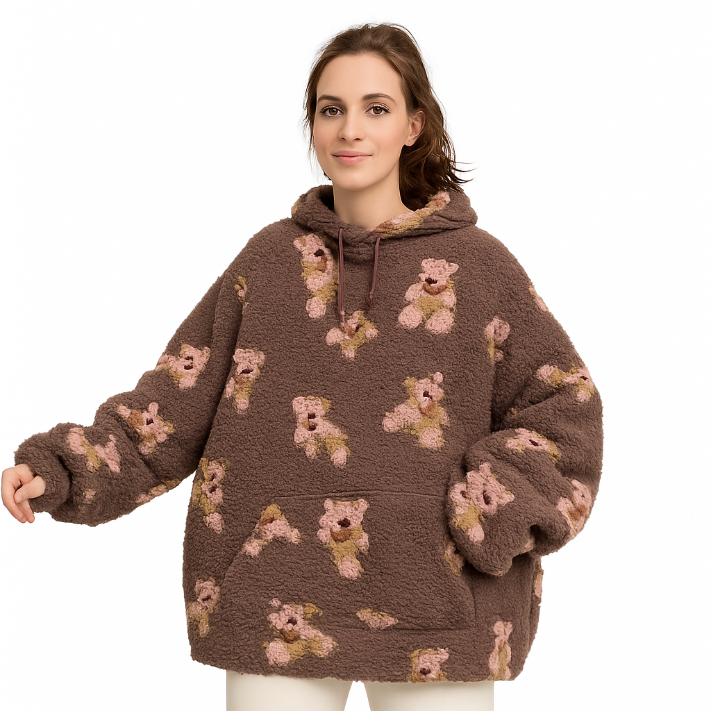 Plaid à Capuche Oversize