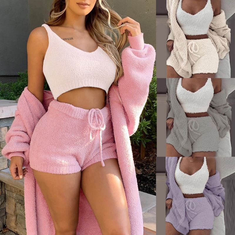 Pyjama Short 3 Pièces