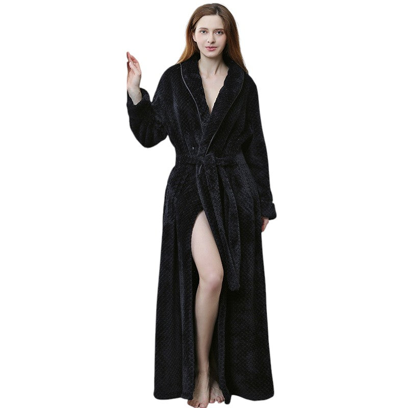Peignoir Épais Velours Unisexe