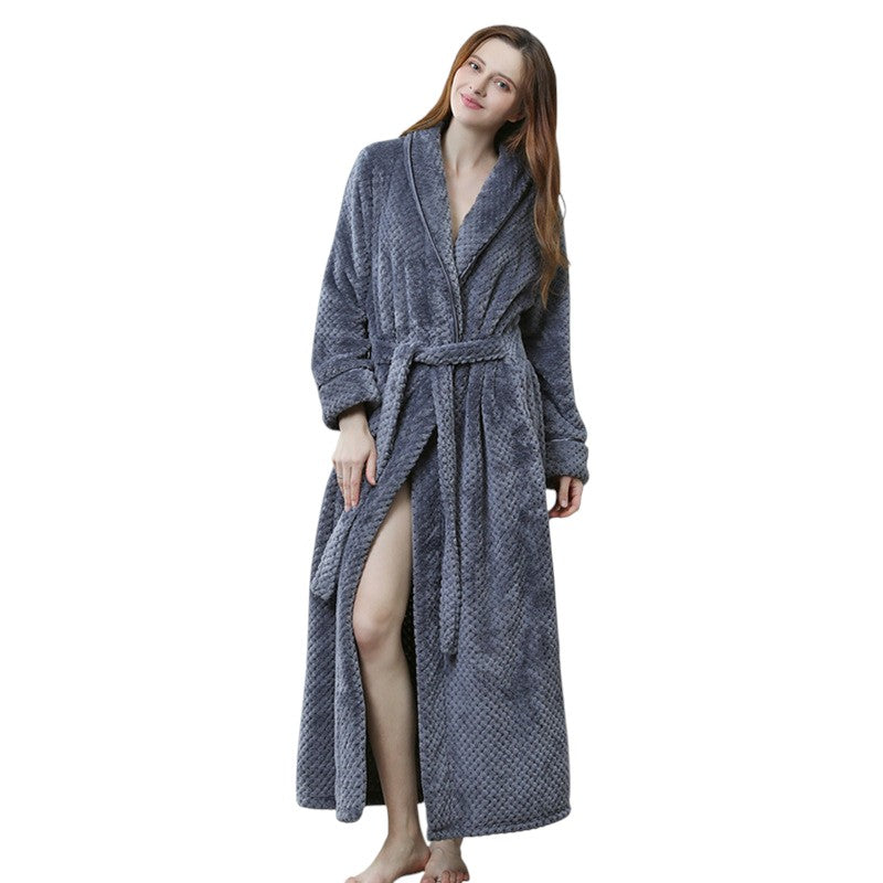 Peignoir Épais Velours Unisexe