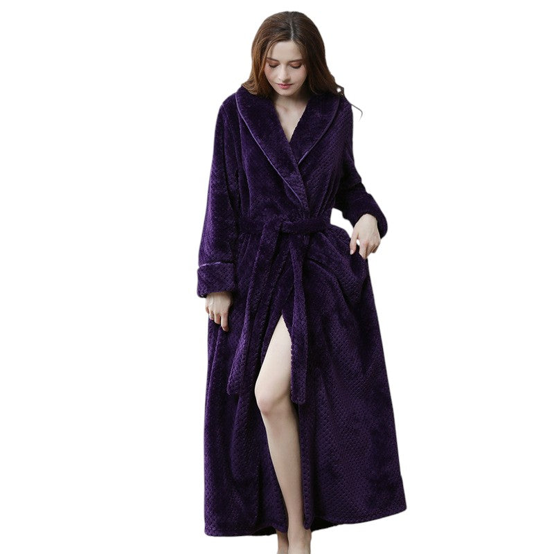 Peignoir Épais Velours Unisexe