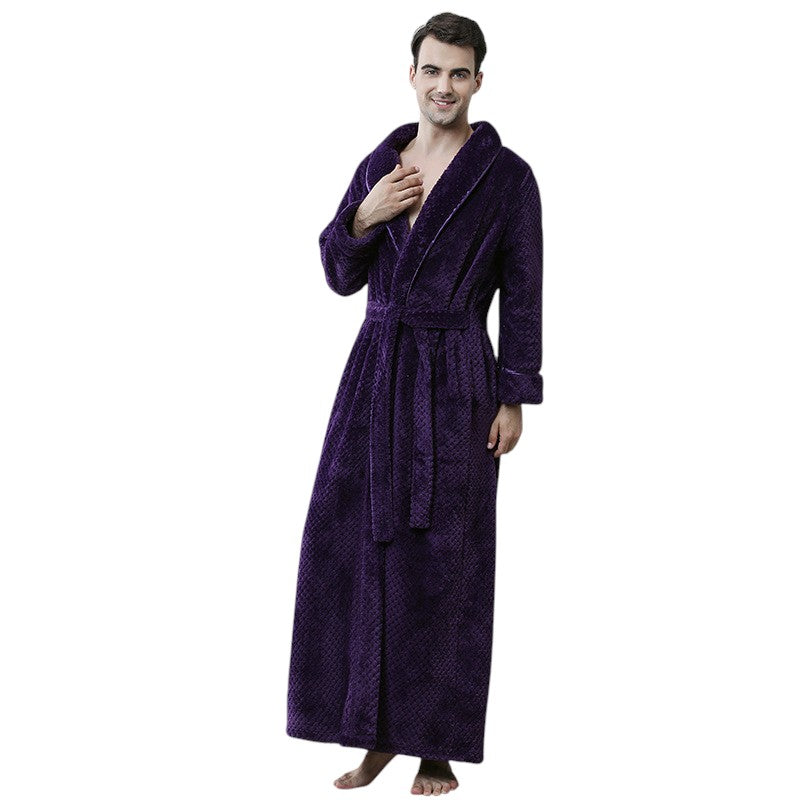 Peignoir Épais Velours Unisexe
