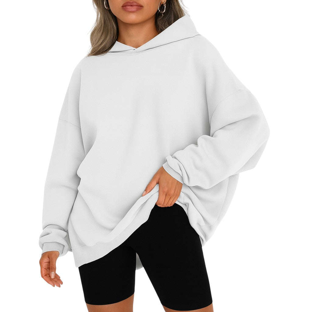 Pullover Oversize à Capuche