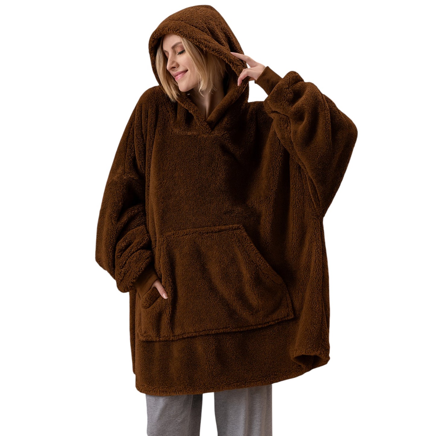 Plaid à Capuche Oversize