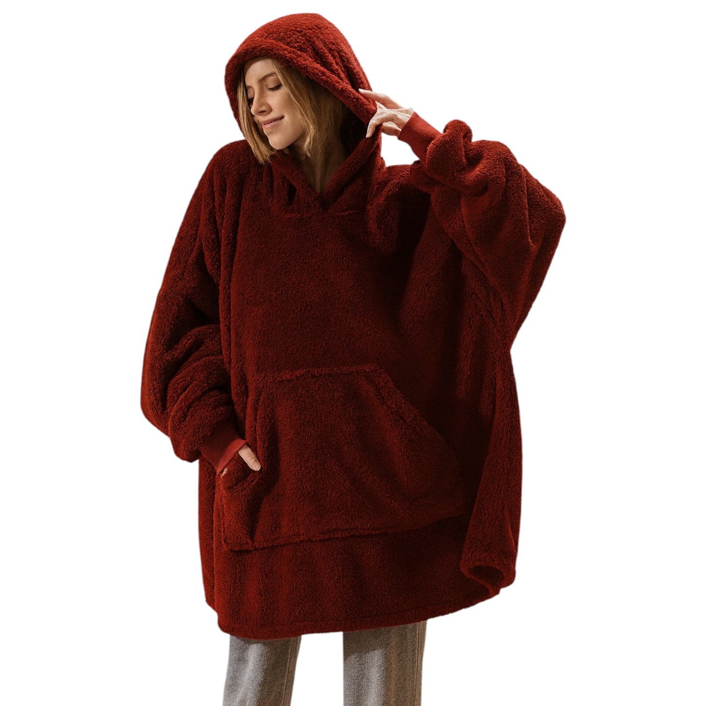 Plaid à Capuche Oversize
