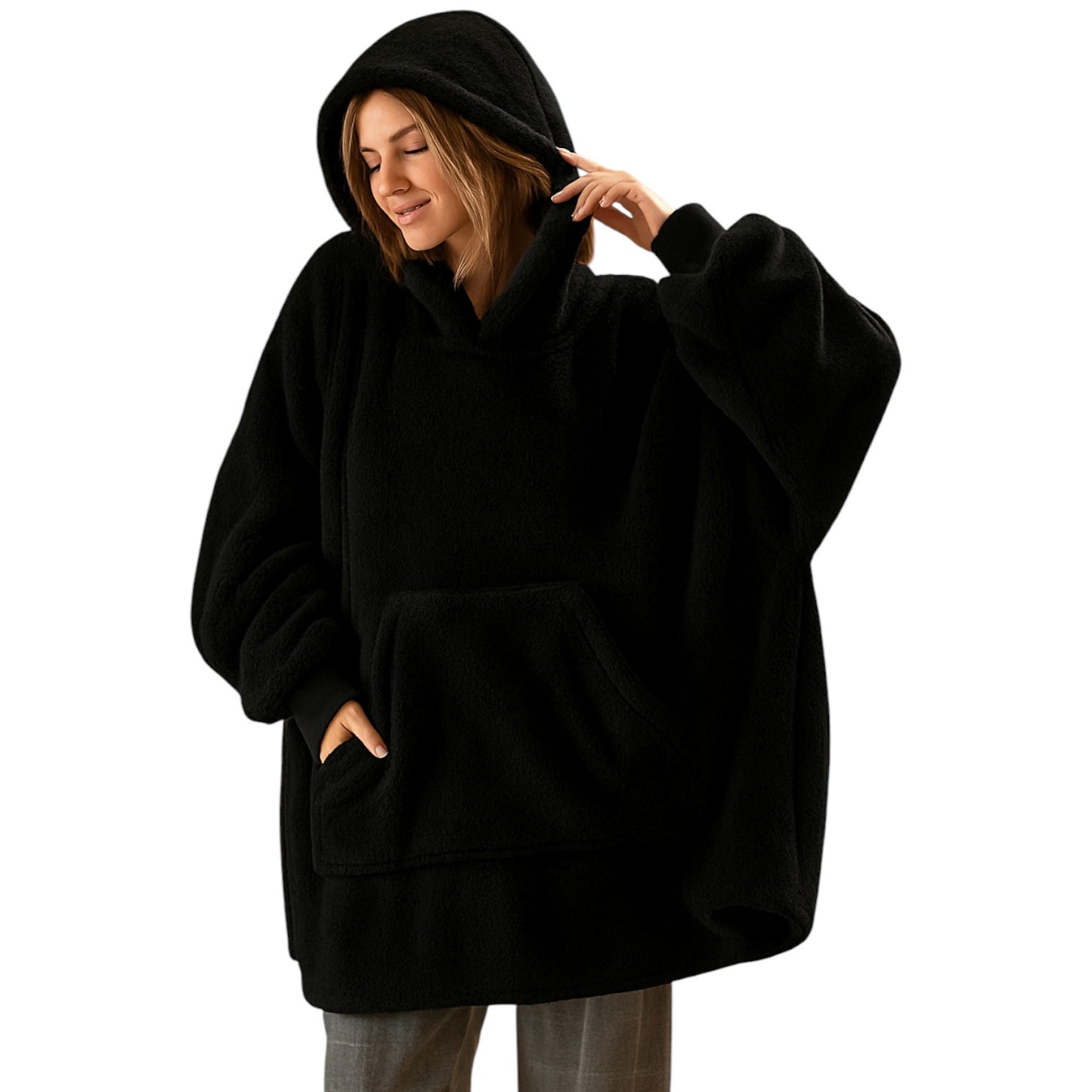 Plaid à Capuche Oversize
