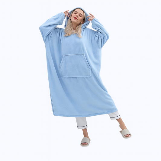 Plaid Long à Capuche Oversize