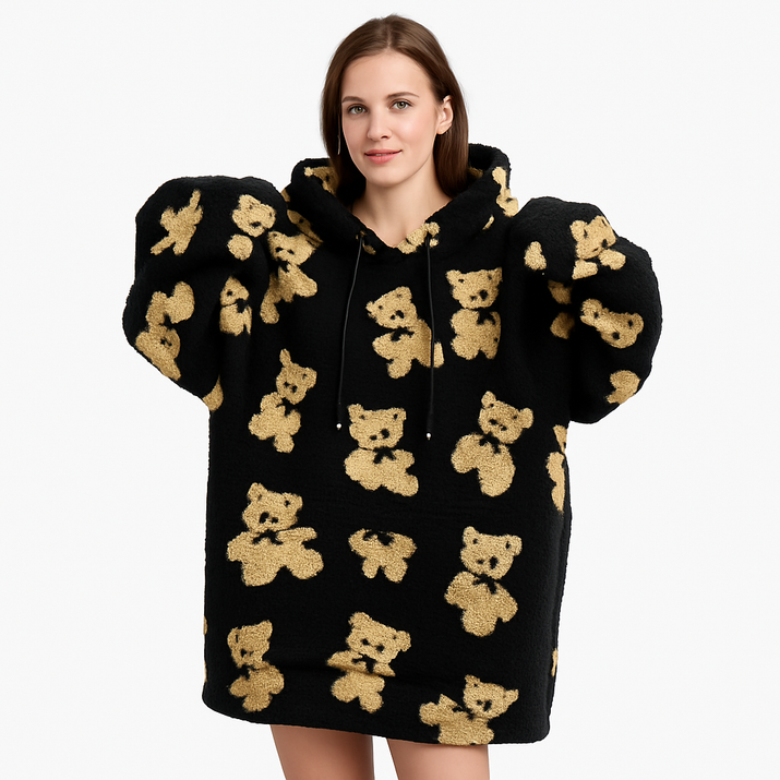 Plaid à Capuche Oversize