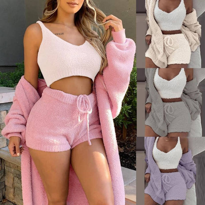 Pyjama Short 3 Pièces