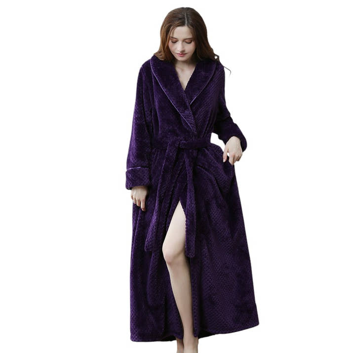 Peignoir Épais Velours Unisexe