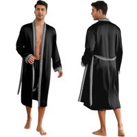 Peignoir Satiné Homme 2 Pièces