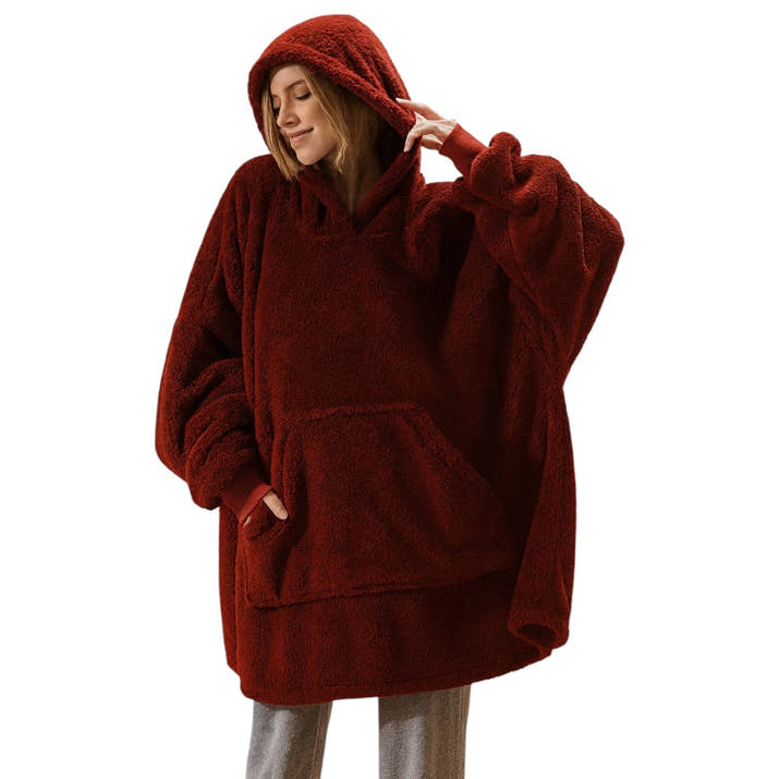 Plaid à Capuche Oversize